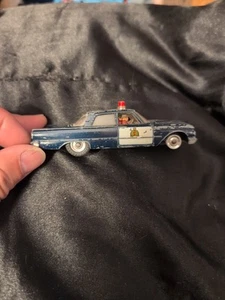 Dinky Ford Fairlane RCMP Patrol Car 264G Blue 1962 Made in England Meccano. E8 - Picture 1 of 7