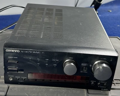 Onkyo R-805X FM Stereo / AM Tuner Amplifier/ no remote - As-Is, Powered on - Image 1 of 4