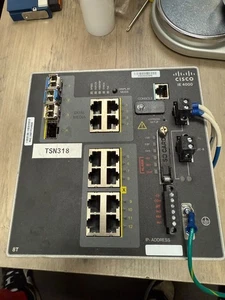 Cisco IE-4000-8T4G-E 12 Ports Network Switch - Picture 1 of 9