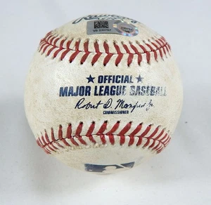 2023 Cardinals Nationals Game Used Baseball Jordan Montgomery Canderlario GO - Picture 1 of 4