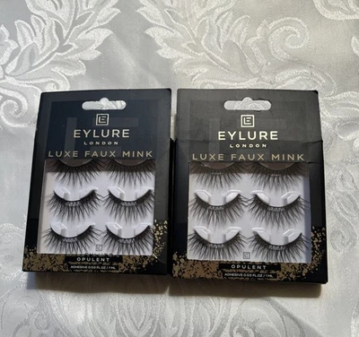 2 Luxe Silk Faux Mink Opulent Lash, Multi Pack, Reusable, Adhesive Included - Image 1 of 2