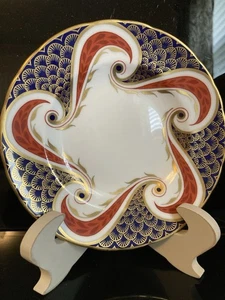 Royal Crown Derby A.1294 Gold Encrusted English Bone China Plate XLVI VTG Dish - Picture 1 of 5