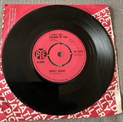 Erkey Grant and the Earwigs - I’m A Hog For You - UK 7’ - Pye Records 1963   - Image 1 of 4