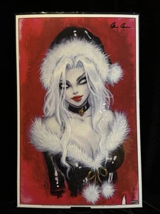 Stampa Lady Death 11x17 Dawn McTeigue firmata Brian Pulido - Foto 1 di 3
