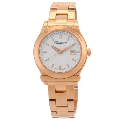 Reloj para mujer Ferragamo FF3180014 1898 esfera plateada 33 mm nuevo Foto 1 de 3