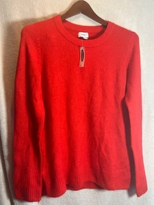 Old Navy Pullover Gr. M Rot Langarm Pulli Acrylmischung Neu mit Etikett - Bild 1 von 4