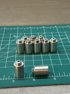 Lot Of 10 Aluminum Wheels 1:32 Slot Car Parts NSR, Slot It, BRM, JK - Picture 1 of 4