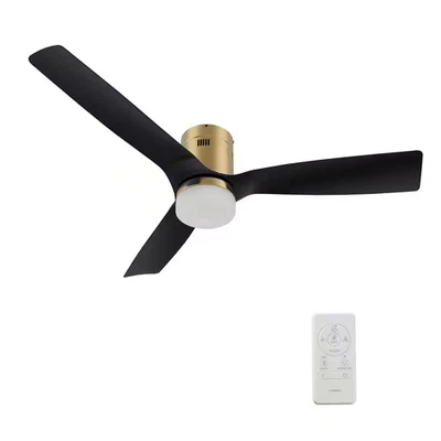 Palencia 52 In. Dimmable LED Indoor Gold Smart Ceiling Fan with Light and Remote - Image 1 of 4