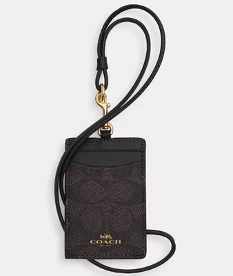 教练签名 LANYARD ID 徽章卡盒棕色/黑色 63274 65 美元 — 第 1/3 张图片