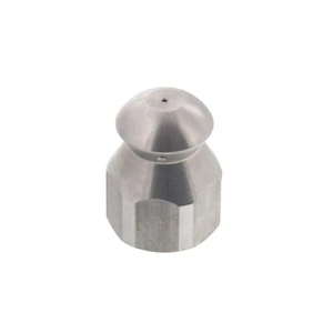Erie Tools Button Nose 1/4" Sewer Jetter Drain Cleaning Nozzle 6.0 Orifice Size - Picture 1 of 3