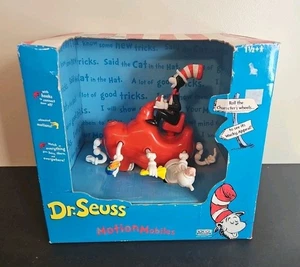 Dr. Seuss Motion Mobiles Cat in the Hat Auto Pulizia Pazza Nuovo con scatola LEGGI DESCRIZIONE - Foto 1 di 7