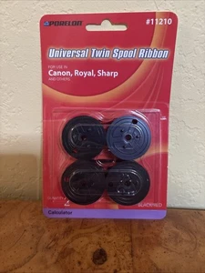 Juego de 2 - Cinta de carrete doble universal Porelon (negro/rojo) tinta de cinta para calculadora - Imagen 1 de 2
