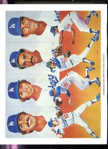 1984 Union 76 Dodgers Baseball's Record-Setting Infield Garvey James Zar Poster - Picture 1 of 2