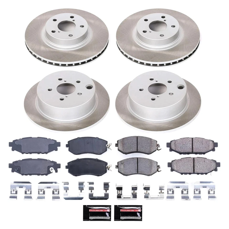 PowerStop SC6113 Disc Brake Kit For Subaru Impreza 2012-2016 Front Rear Foto 1 de 4
