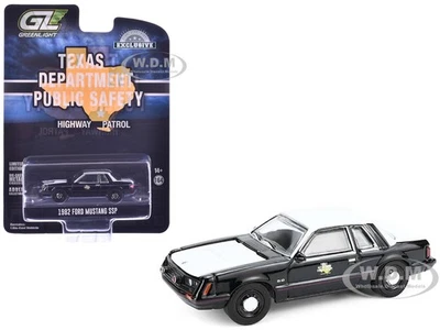1982 福特 MUSTANG SSP "TEXAS HIGHWAY PATROL" 1/64 压铸 GREENLIGHT 30542 — 第 1/4 张图片