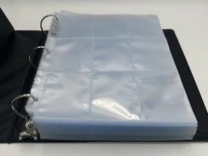 Ultra Pro blau 3" Sammler Album Mappe & 107 Ultra Pro 9 Karten Halter Seiten - Bild 1 von 8