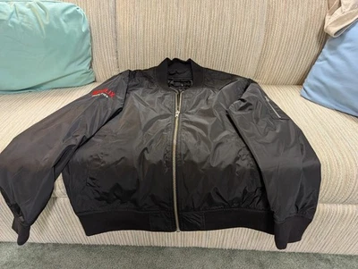 Endurance Jacket Men Large NETFLIX Black Softshell Zip Embroidered Sleeve Pocket - Image 1 of 4