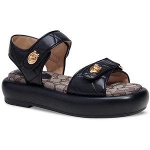 Coach Womens Peyton Ivory Platform Sandals Shoes 11 Medium (B,M) BHFO 1377 - Picture 1 of 3