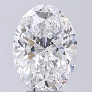 Oval Cut 3.52 Carat Cert. GIA Natural Mined Diamond Loose D color SI2 clarity - Picture 1 of 2