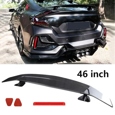 For Honda Civic 10th Gen 46" Rear Trunk Spoiler Lip Racing GT Style Wing Matte B Foto 1 de 4