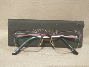 Wittnauer Brillengestell LUCIANA 53-18-140 Lila Gunmetal Original Etui - Bild 1 von 6