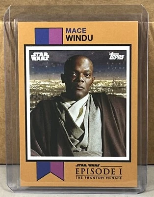 2024 TOPPS Throwback Thursday Star Wars #22 MACE WINDU Bronze Parallel 5/10 - Image 1 of 3