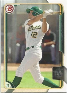 Chad Pinder Oakland A's 2015 Bowman Prospect - Imagen 1 de 2