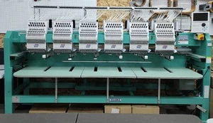 TAJIMA 6 HEAD EMBROIDERY MACHINE / 15 NEEDLE / 15 COLOR / YEAR 2013 / USED - Picture 1 of 1