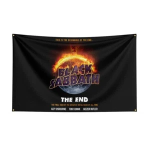 Arazzo Black Sabbath Rock Band arte da parete bandiera da appendere banner poster decorazione 3x5 piedi - Foto 1 di 18