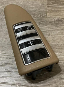 MERCEDES-BENZ S-Class W221 2006-13 SUNSHADE WINDOW SWITCH REAR LEFT DOOR BEIGE - Picture 1 of 14