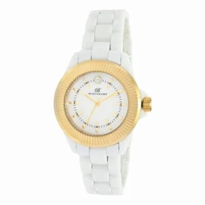 Bleuchamp Women's Ceramic LE Swiss Quartz Diamond Acct MOP Watch - Picture 1 of 2