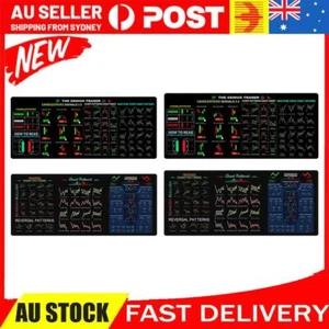 Trader Computer Desk Mat Stitched Edges Non-Slip Base for Computer Office Home - Photo 1/24