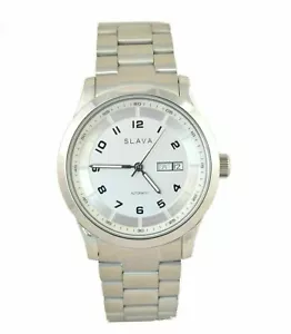 Orologio Meccanico Slava Europe SL108 Impermeabile Uomo Orologio da Polso Cinturino in Pelle - Foto 1 di 22
