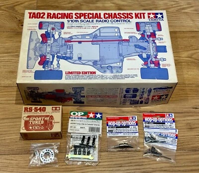 Tamiya 58157 TA02 Racing Special Ltd Ed. 1/10 RC Kit  With EXTRA HOP UPS BNIB - Image 1 of 4