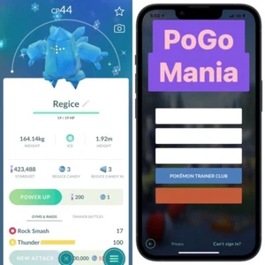 Shiny Regice✨LVL@1✨mini PTC 80k✨(read description) - Picture 1 of 1