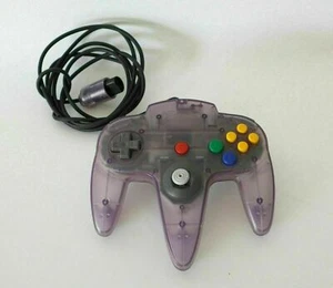 Like New Genuine Clear Atomic Purple Nintendo 64 N64 Controller 9/10 Joystick... - Picture 1 of 3