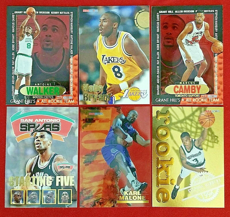1996-97 NBA Hoops Jordan Iverson O'Neal BRYANT Nash SGC Allen RC - Image 1 of 1
