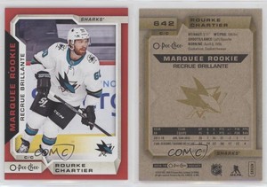 2018 Upper Deck O-Pee-Chee Update Marquee Rookies Red Rourke Chartier Rookie RC
