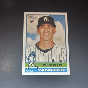 Duke Ellis, 2025 Topps Heritage Baseball #266 New York Yankees RC Outfielder - Bild 1 von 3