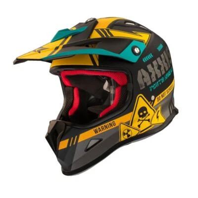 Axxis Wolvering B3 Kids MX Helmet Matt Yellow MX Motocross Off-Road Quad - Image 1 of 4