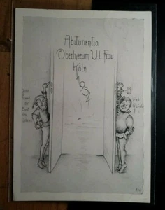 Abiturientia Oberlyzeum Unserer Lieben Frau Köln - 1934 / Karte - Studentika - Picture 1 of 1