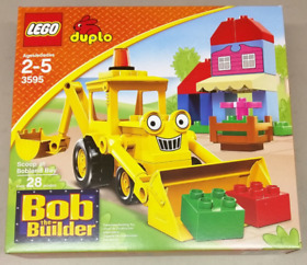 LEGO Duplo Bob the Builder 3595 Scoop at Bobland Bay NEW! Backhoe Front Loader