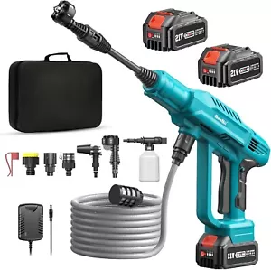 Cordless Pressure Washer - Battery Powered Pressure Washer 970PSI, 2 Rechargeabl - Picture 1 of 9