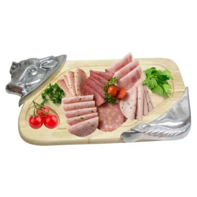 APS Servier Holzbrett Teller Speise platte Käse Antipasti Wurst Dessert Obst 48x32cm