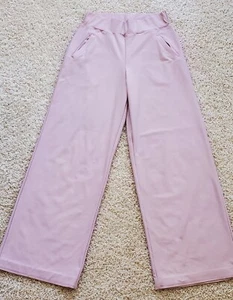 Bequeme weite Lounge Hose zum Reinschlüpfen - Stretch - Rosa - Gr. S / 36 - Bild 1 von 9