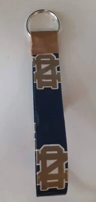 Notre Dame FIghting Irish NCAA college Key Chain Duct Tape Handmade - Image 1 of 3
