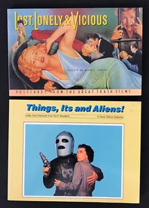 Vintage Lost Lonely & Vicious Sci Fi & Trash Movie Poster Postcards LOT Books - Picture 1 of 6