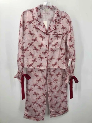 Simply Southern Pink Size Large Candy Cane Pajamas Long Sleeve - Image 1 of 3