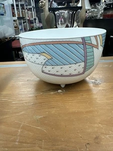 Rosenthal Germany Dorothy Hafner NEW WAVE 7.5" LARGE FOOTED SERVING BOWL Unused - Picture 1 of 5