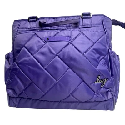 Bolso de hombro Lug Cabby SE en púrpura amatista nuevo sin etiquetas Foto 1 de 4